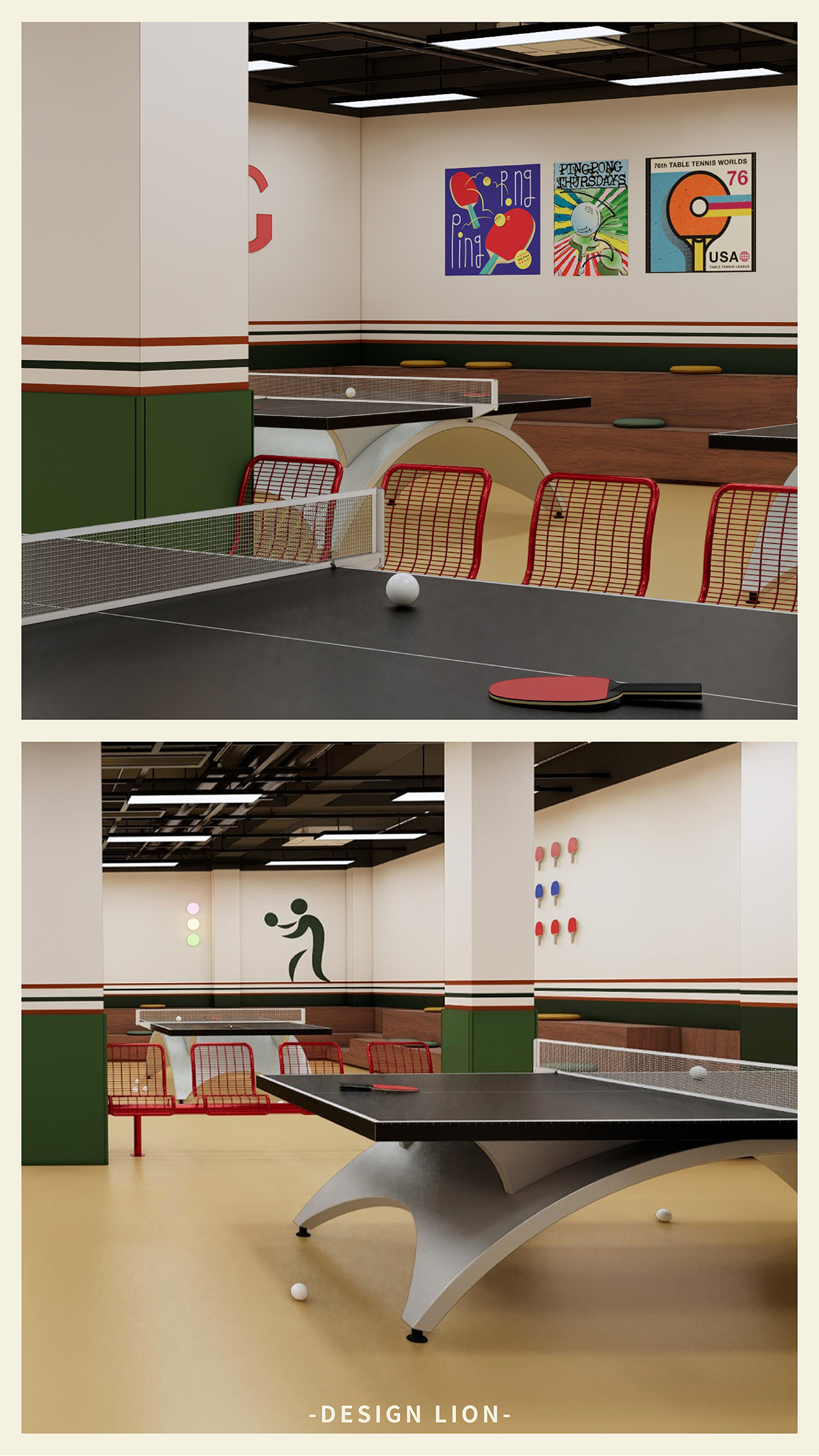 Stronglili Table Tennis Hall Interior View 1
