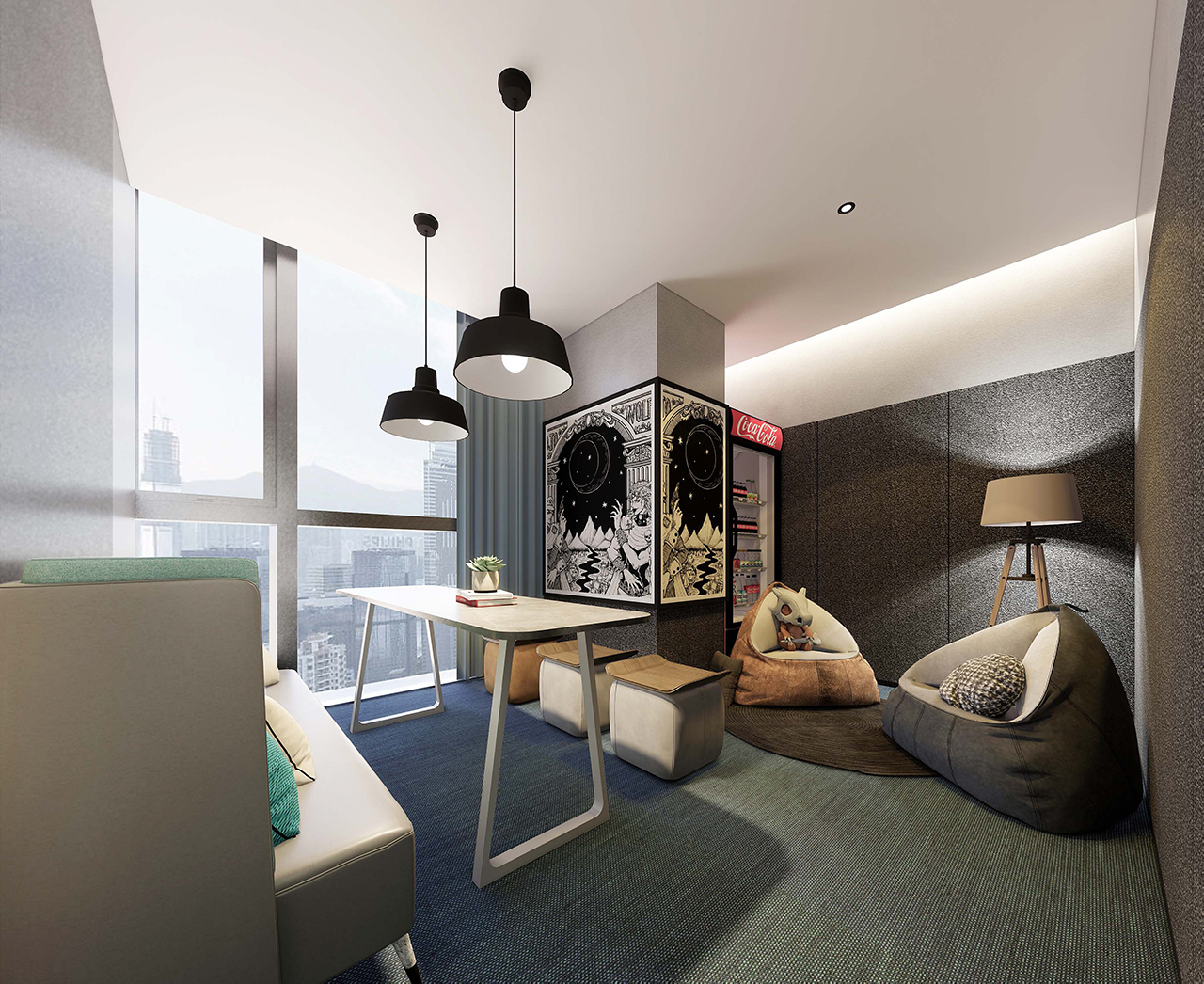 SOUL Modern Office Interior View 4