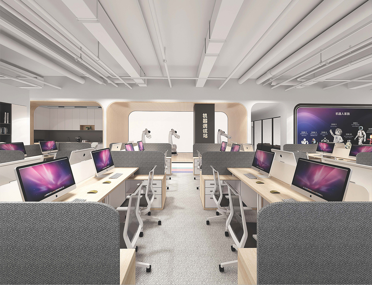 Yuanzhi Future Office + Showroom Interior View 1